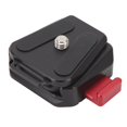 thumbnail image 2 of Quick Release Plate Tripod Camera Mount Adapter with 1/4in Screw for Cameras Stablizers Switch Between Tripod Monopod Slider, 2 of 9