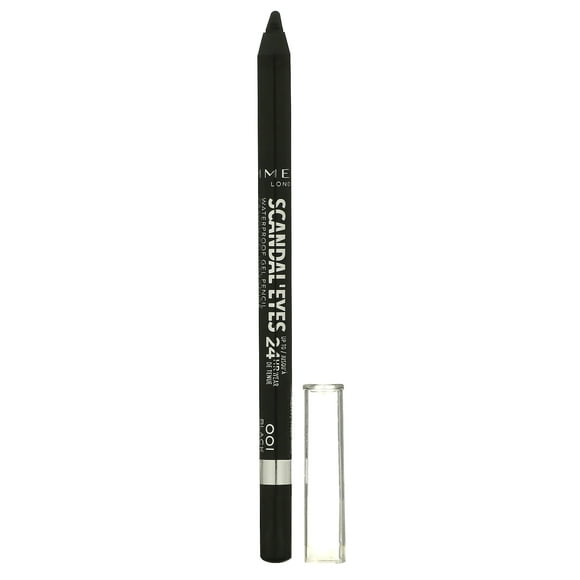 Rimmel London, Scandaleyes, 24HR Wear, Waterproof Kohl Kajal Liner, 001 Black, .04 oz Pack of 2