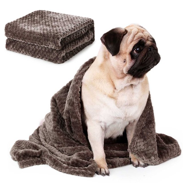 Pet Blanket Solid Color Breathable Soft Cat Fleece Blanket Dog Throw Blanket