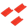 thumbnail image 6 of Mobestech 3-Pack Mobile Credit Card Holder Stick-On Cell Phone Wallet in Red for Convenient Chatting and Everyday Use, 6 of 6