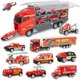 thumbnail image 3 of Coolplay-camiones y coches de construcción 11 en 1 para niños y niñas, juego de camionetas de juguete amarillo, regalo de cumpleaños y Navidad, 3 of 4