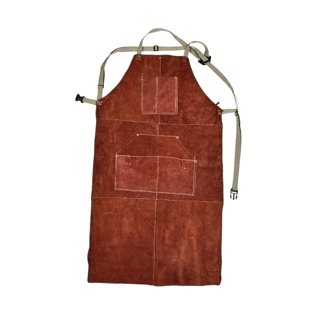 Delantal de soldadura Ropa de abrigo de soldador con herramienta, bolsillos Ropa de soldador 38cmx35cm Sharpla Ropa de soldadura