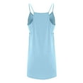 thumbnail image 4 of 2024 Ladies' Sling Top & Shorts Casual Suit - Polyester, Sleeveless, Solid Color, Summer Beach & Party, 4 of 4