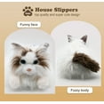 thumbnail image 3 of Onmygogo Indoor Fuzzy Winter Animal Cat Plush Slippers for Women and Men(Size 9-10.5, Ragdoll), 3 of 6