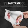 thumbnail image 5 of Lsque Coffee Gnome (1) Printed Long Tissue Box Cover Holder, Facial Paper Organizer Dispenser,Triangle with Bottom Belt, PVC Leather Decorative Organizer, 5 of 9