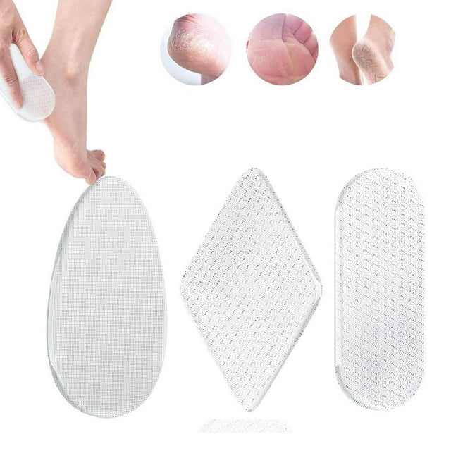 Fiudx Lima de Vidrio para Pies, Removedor Indoloro de Callos, Exfoliante Eficaz para Piel Muerta, Práctica Herramienta para Viajes, Elegante Diseño Transparente, Pedicura En Casa, Incluye 1 Pieza
