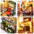 thumbnail image 6 of Julia Bakery DIY Miniature Wooden Dollhouse Kit with LED Lights & Furniture, 3D Puzzle Craft Gift for Adults & Teens, 6 of 8