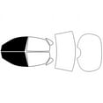 thumbnail image 2 of Rvinyl Window Tint Kit Compatible with Ford Taurus 1996-2007 (Sedan) - Front Precut Kit - 5%, 2 of 8
