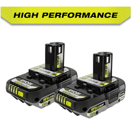 

RYOBI ONE+ 18V High Performance Lithium-Ion 2.0 Ah Compact Battery (2-Pack)