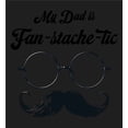 thumbnail image 5 of My Dad Is Fan-Tache-Tic Dad Jokes for Father's Day Adult Black Crew Neck Long Sleeve Tee-Medium, 5 of 6