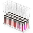 thumbnail image 4 of Clear Acrylic Makeup Organizer 27 Slots Lip Gloss Perfume Holder Compact Storage Display For Lipstick Tubes Brushes Beauty Tools, 4 of 6