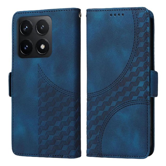 Funda GANGXUN para Xiaomi 14T con diseño acolchado elegante, cuero PU, protección total y ajuste preciso