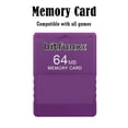 thumbnail image 1 of Tarjeta de memoria FMCB 1.966 para Sony PS2 Tarjeta de consola McBoot de 64 MB gratis (púrpura), 1 of 5
