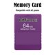 thumbnail image 1 of Tarjeta de memoria FMCB 1.966 para Sony PS2 Tarjeta de consola McBoot de 64 MB gratis (púrpura), 1 of 5