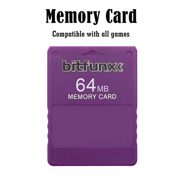 Tarjeta de memoria FMCB 1.966 para Sony PS2 Tarjeta de consola McBoot de 64 MB gratis (púrpura)