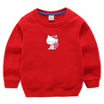 thumbnail image 5 of Hello Kitty suéter de moda de dibujos animados para niñas primavera y otoño cuello redondo niños de manga larga top con fondo mantener la ropa abrigada, 5 of 5