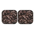 thumbnail image 7 of Fotbe Coffee Bean 2-Piece Car Windshield Sun Shade | Sun Blocker for Car Windshield | Foldable Automotive Interior Accessories for Sun Protection-Medium, 7 of 7
