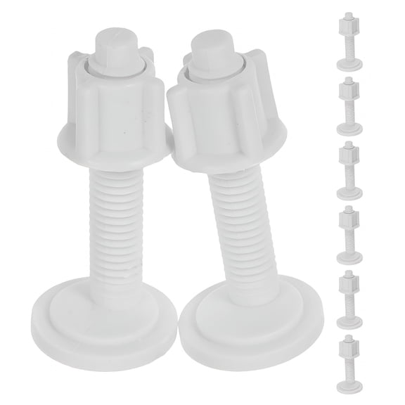 ZHZFKQ 8 Pcs Toilet Flapper Replacement Kit,Seat Bolts & Screws,Easy Installation,Durable Hardware