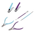 thumbnail image 1 of Conjunto de Pipinas de Cutículas, Herramientas de Manicura Portátiles de Acero inoxidable Terreno de Cutícula Con Emjador de Cutículas para para Unas de Las Unas de Las Unas, 1 of 7