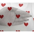 thumbnail image 5 of oneOone Viscose Chiffon White Fabric Hearts Sewing Craft Projects Fabric Prints By Yard 42 Inch Wide, 5 of 6