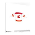 thumbnail image 5 of Gallery Pops NHL - Calgary Flames - Road Uniform Front Wall Art, Unframed Version, 12" x 12", 5 of 5