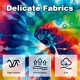 thumbnail image 3 of Tie Dye Set of 2 Velvet Throw Pillow Covers Inserts with 16x16, 18x18, 20x20 Inches Chair Pillow Covers - Unique Patterns for Throw Pillows for Various Occasions, 3 of 6