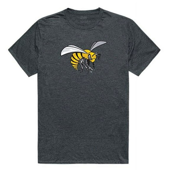 W Republic Apparel 519-102-E9C-02 Alabama State University Mens Cinder Tee, Heather Charcoal - Medium