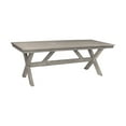 thumbnail image 2 of Costa Outdoor Patio 7-Piece Dining Table Set with Side Chairs in Grey Acacia Wood and Rope, 2 of 2