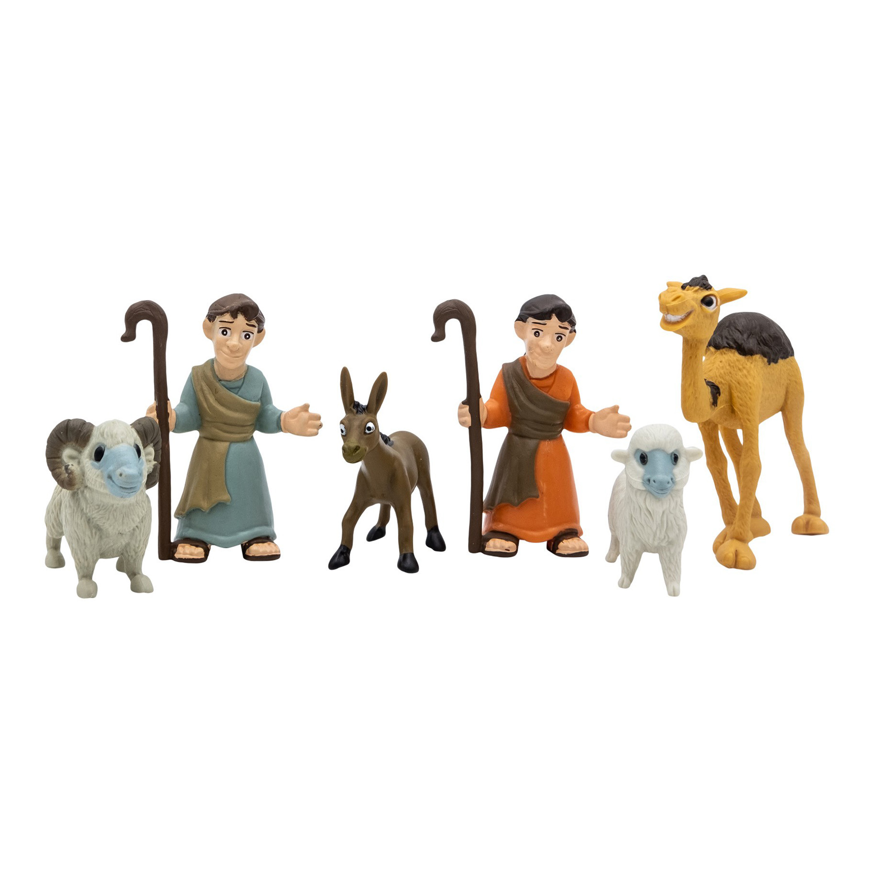 Nativity Playset for Children - 19 Pieces by BibleToys - Includes Mary, Joseph, Baby Jesus - Christmas Toys for Children