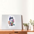 thumbnail image 5 of Saiise inside out 2 Frameless Canvas Wall Art - Contemporary Abstract Artwork for Home, Office & Living Room - Easy to Hang, Vibrant Colors, Ideal Gift Idea- 12"x16", 5 of 7