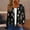 Black2, variant on Cardigan for Women's Plus Size Casual Fashion Long Sleeved Cardigan Print Designs Relaxed Loose Fitting Long Sleeved Top Party Up to 65% off