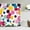 ndhd345, variant on Simple Colorful Geometric Pattern Fabric Shower Curtain Bathroom Curtains Round Mosaic Waterproof Bath Screen With 12