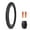Black 1 Pack, variant on Meghna Bike Tire 20 x 1.95 inch 2 Pack with Inner Tube Anti-Slip Foldable Replacement All Terrains Tire for Folding Bike BMX