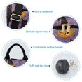thumbnail image 7 of FORMRS Women's Travel Backpack Purse Anti-Theft Hidden Pockets Casual Shoulder Bag, Purple Halloween Black Cat, 7 of 7