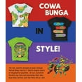 thumbnail image 6 of TMNT Ninja Turtles T-Shirt Outfit Boy Tee Toddlers Birthday to Kids Clothes 3T GyH/Bk/Gn SS, 6 of 6
