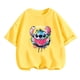 thumbnail image 3 of Camiseta de verano para niños, camiseta de Stitch Kawaii, camiseta de Stitch para niñas, ropa informal de dibujos animados de Disney Stich, traje de camión para niños y niñas, 3 of 5