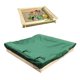 thumbnail image 2 of Cubierta impermeable para caja de arena, protección a prueba de polvo, cubierta para piscina con arena, 120x120, 2 of 4
