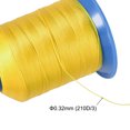 thumbnail image 5 of Uxcell 1312 Yards 210D/0.32mm/0.01'' Extra Strong Bonded Polyester Thread (Lemon Yellow), 5 of 6