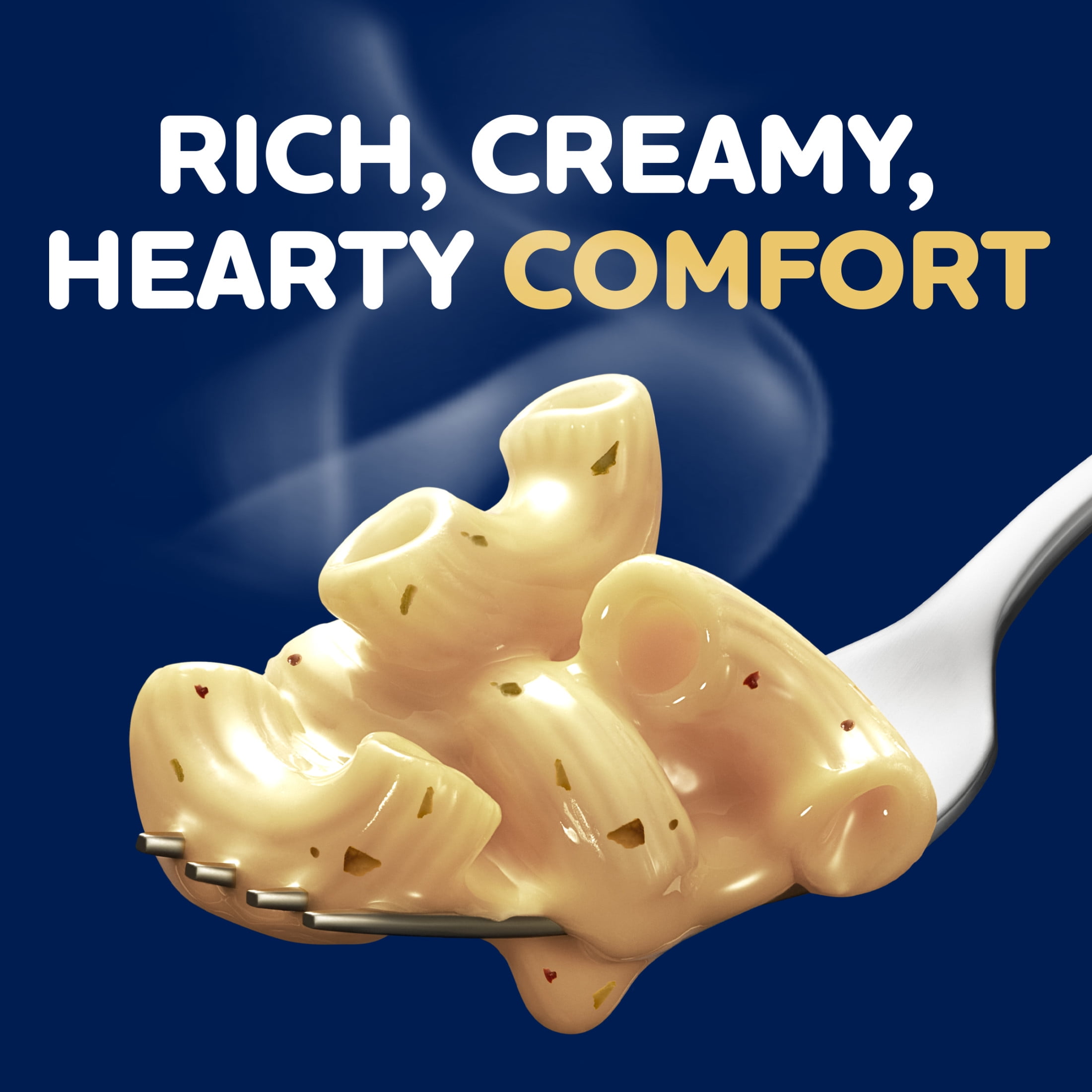 (12 pack) Kraft Deluxe Mac and Cheese, 1 Box, for Easy Dinner or Dinner Sides, White Cheddar and Garlic and Herbs, No Artificial Flavors or Dyes, 11.9 oz