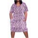 thumbnail image 1 of Vestido Corto de Verano Moda Grande Impresión de Manga Corta Cuello en V Bolsillo Mini Vestido para Casual Y Diario, 1 of 4