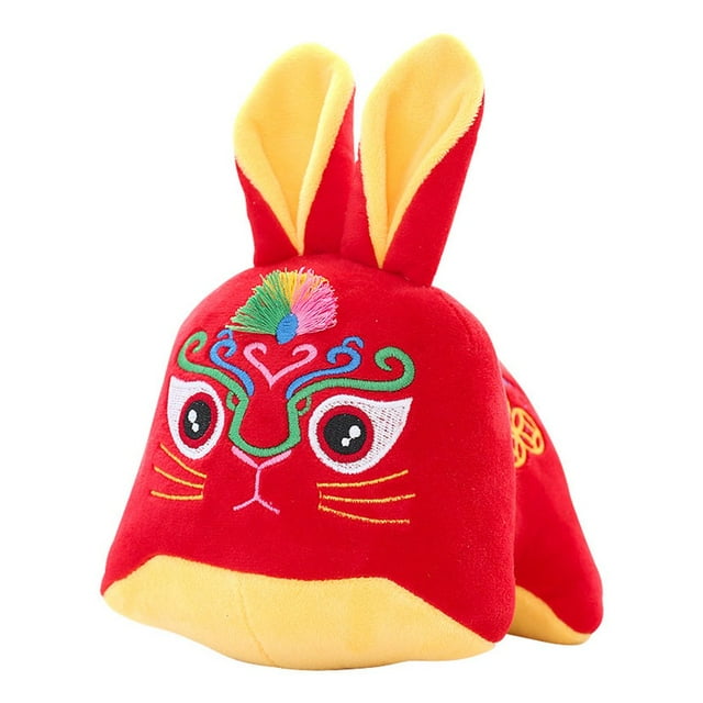 Bunny Animal Stuffed Toy Rabbit Mascot Plush Doll Pendant For Kids Girls Boy Gift Home Party Decor
