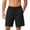 Black, variant on Men’s Big & Tall Performance Sport Shorts Four Way Stretch Training Fitness Casual Shorts XS-5XL