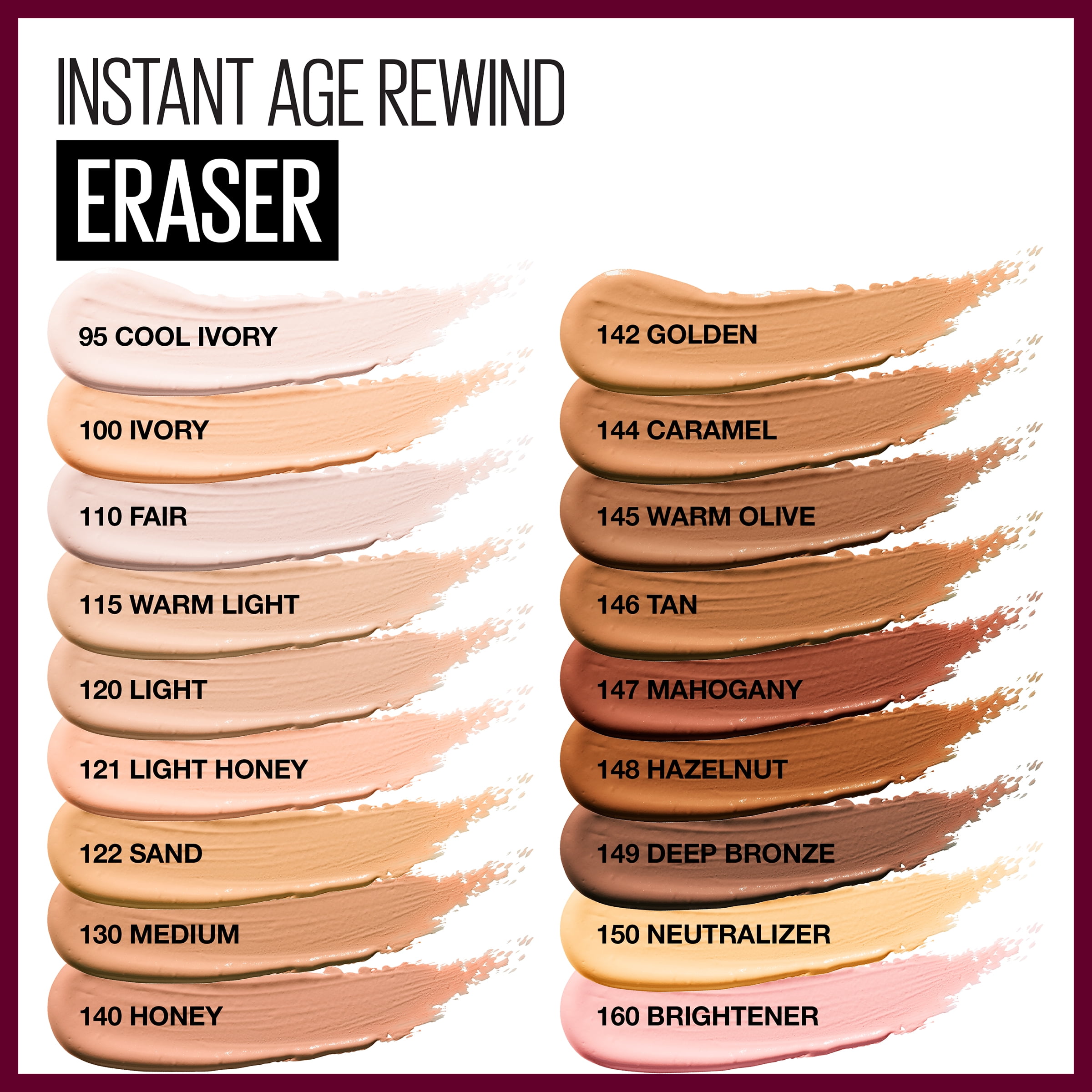 Maybelline Age Rewind Instant Eraser Multi Use Concealer, 145, 0.2 fl oz Walmart.com