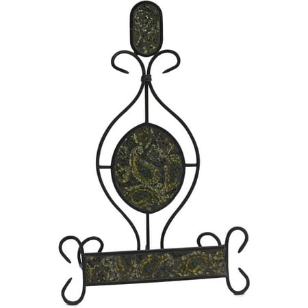 Elements Brown Paisley Mosaic Easel