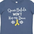 thumbnail image 4 of Inktastic Spina Bifida Awareness Message Ribbon Boys or Girls Baby T-Shirt, 4 of 5