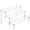 B, variant on Kexuey Acrylic Transparent Display Rack 3-Tier Display Pipe Rack Step Ladder Design For Decorating And Organizing Toy Figure Collections Cosmetics Desktop Use