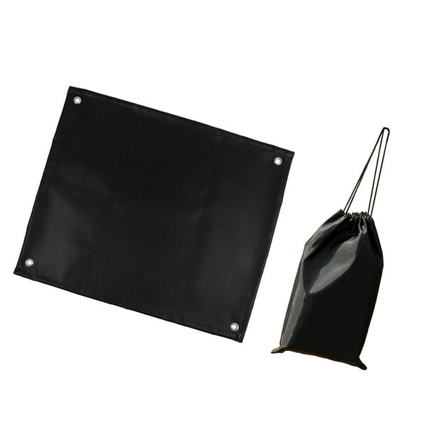Alfombrilla para fogatas para acampar, manta ignífuga para exteriores, alfombrilla ignífuga para parrilla, alfombrilla para suelo XL 100 cm x 60 cm