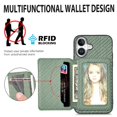 thumbnail image 5 of Case For FOXDOCK iPhone 16 Plus Stand Function RFID Blocking Magnetic Card Holder Complete Camera Safety, 5 of 5