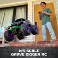 thumbnail image 4 of Monster Jam Smash & Bash Grave Digger Remote Control Vehicle, 1:15 Scale, 4 of 6
