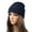 Navy, variant on Xfvqtps Beanie for Womens Knit Crochet Solid Color Simplicity Ribbed Versatile Outdoor Chunky Stretch Windproof Coldproof Thickened Soft Warm Winter Slouchy Hat Navy